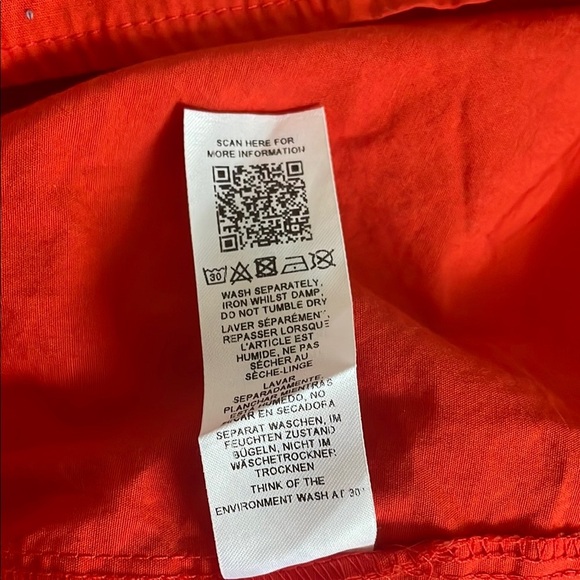 Topshop Orange Maxi A-Line Tiered Dress - Picture 12 of 12